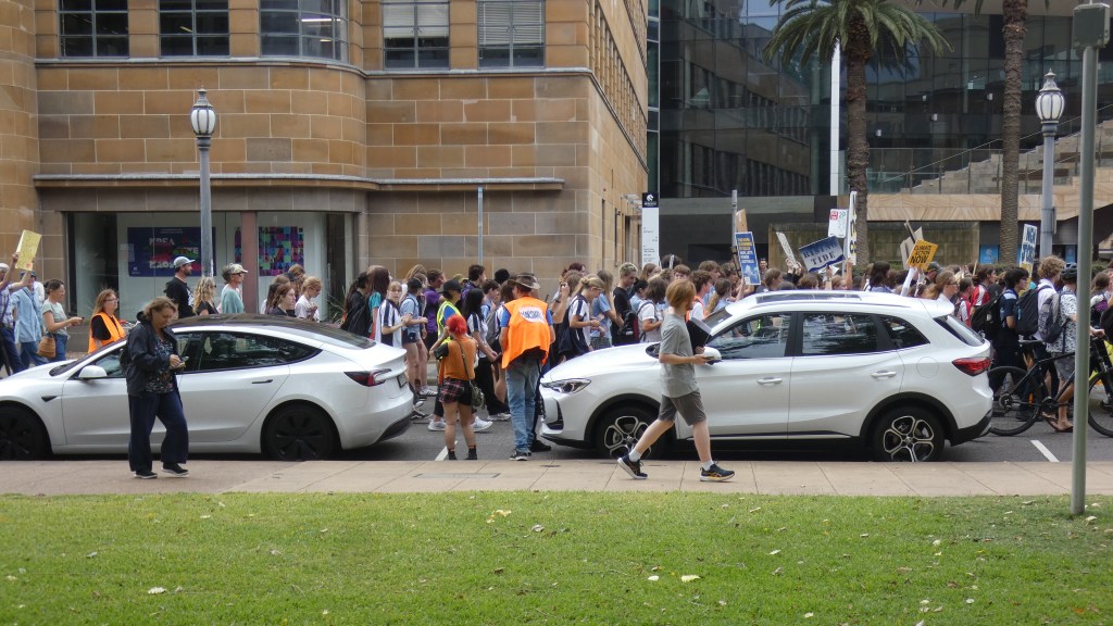 Student activists stage school walk out, demand action on&nbsp;climate